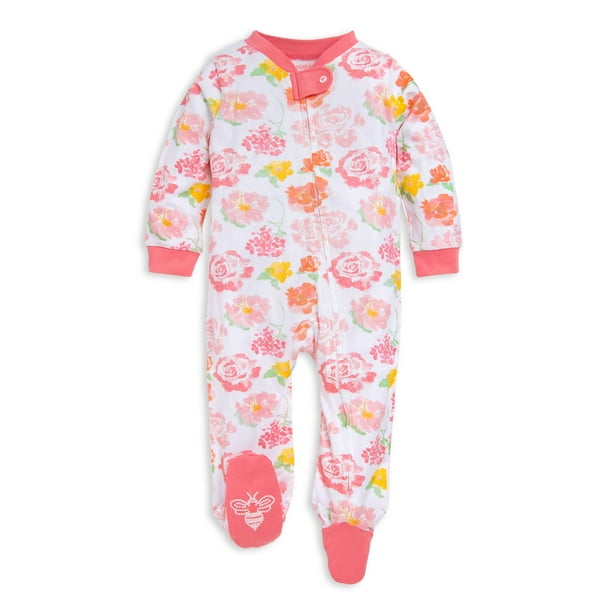 Burt's Bees Baby Burt's Bees Baby Baby Girls Sleep 'N Play Pajamas