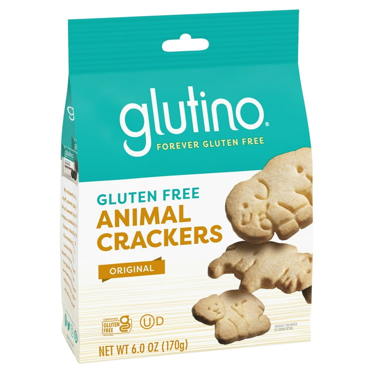 Glutino Animal Crackers oz Crispy Sweet Buttered Snack for Kids