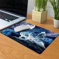 thumbnail image 4 of WIRESTER 13.77x10.23 in Rectangle Mouse Pad with Non-Slip Rubber Base for Computers, Laptop, Office & Home - Wolf Pack Moon, 4 of 5