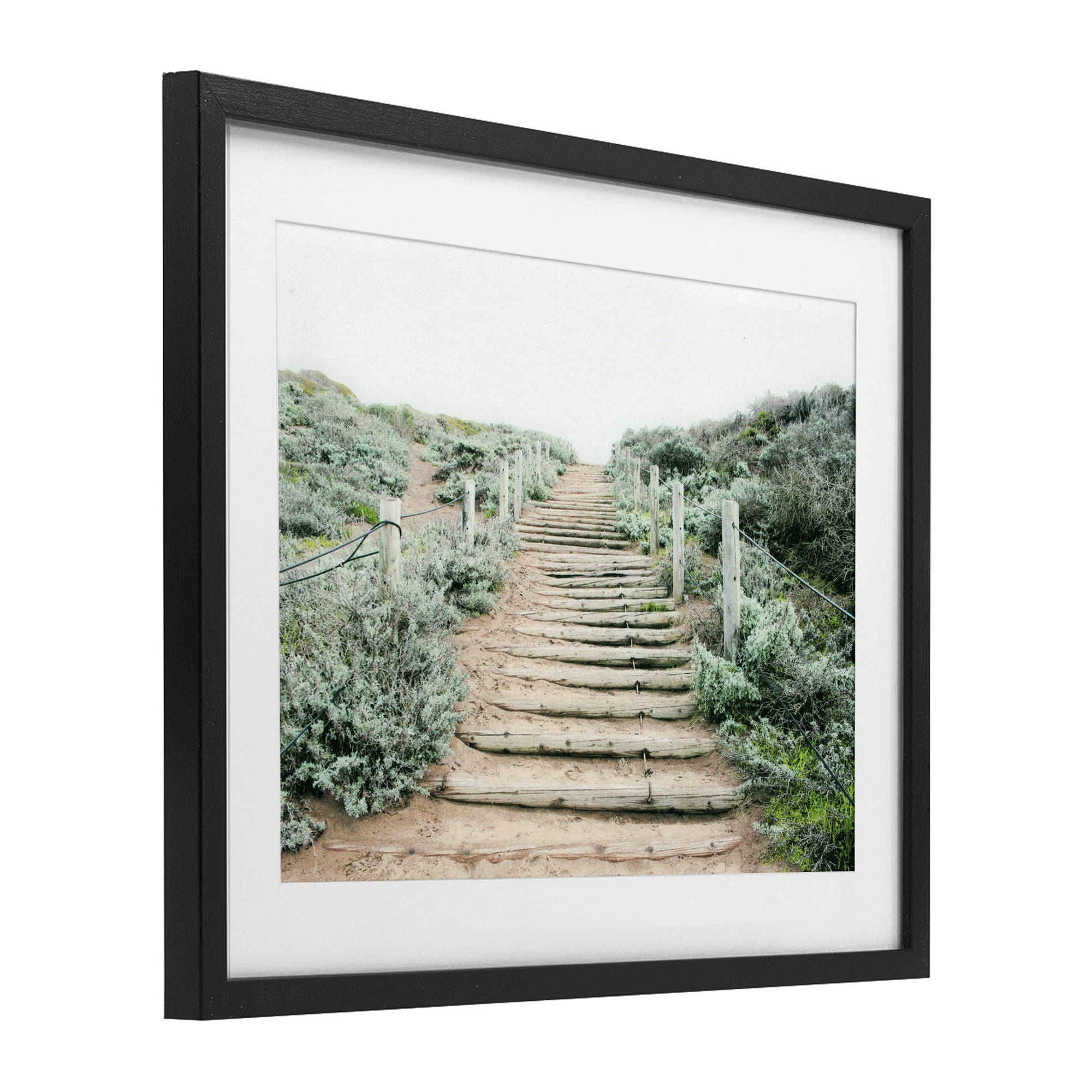 Stupell Industries Stairway To Heaven Path Black Framed Print Under Glass, design by Leah Noel Art