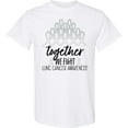 thumbnail image 3 of Inktastic Together, We Fight Lung Cancer Awareness T-Shirt, 3 of 5