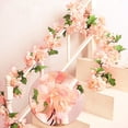 thumbnail image 5 of Artificial Cherry Blossom Flower Vines - Silk Flowers Garland for Wedding, Party, and Home Decoration, 5 of 8