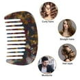 thumbnail image 7 of Unique Bargains Hair Comb Wide Tooth Anti-Static Pocket Size Comb for Thick Curly Hair Detangling Comb Blue Purple, 7 of 7