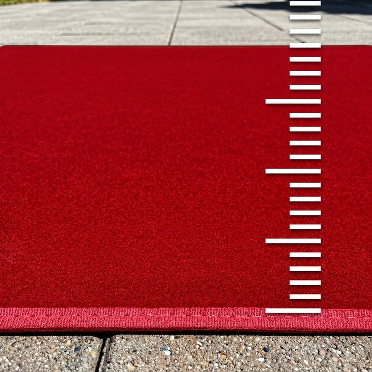 10' x 20' Red Valdosa Indoor/Outdoor Carpet by Koeckritz Rugs, UV