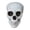 White, variant on White Skeleton Head Decoration for Halloween Realistic Skull Figurine for Outdoor Cemetery Decor,Spooky White Halloween Prop Large Skeleton Head Ornament,White Skeleton Skull Prop Figurine(White)