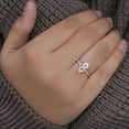 thumbnail image 5 of Cora Jewellery 2CT Marquise Moissanite Solitaire Engagement Ring For Women, 18K Rose Gold, 5 of 8