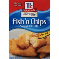 McCormick GOLDEN DIPT Fish 'n Chips Seafood Batter Mix, 10 oz Box