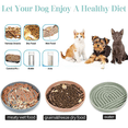 thumbnail image 1 of Bandeja de comida lenta de grado alimenticio con ventosa, cuenco antiasfixia para perros, cuenco de silicona para alimentos FDA para mascotas, cuenco de comida lenta, 1 of 2