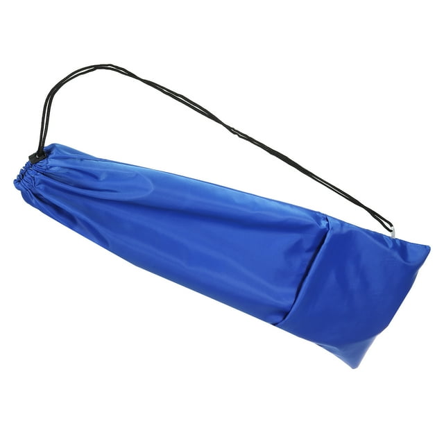 Unique Bargains Waterproof Oxford Badminton Racquet Cover Bag Pouch with Drawstring Shoulder Strap, Blue
