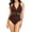 Sumatra, variant on Women's Swimwear Illusionist Wrapture Halter Soft Cup One Piece Swimsuit, Sangria, 12