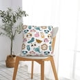 thumbnail image 5 of Pofeuu Cartoon Animals Print Double-sided plush pillowcase Square Throw Pillow Covers Pillows Cover for Living Room Bedroom Sofa Couch Cushion Cover（No pillow core）-16"x16", 5 of 7