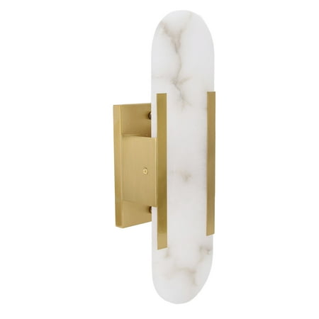 

100V-240V Exquisite Indoor Decoration Wall Light Marble Frosted Wall Lamp Easy Installation For Corridor For Hotel