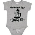 thumbnail image 3 of Inktastic Michigan Travel Gift Someone Loves Me Boys or Girls Baby Bodysuit, 3 of 5