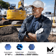 thumbnail image 6 of Mission Vented Unisex Cooling Performance Baseball Hat, One Size, Navy, 6 of 6