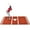 Red, variant on S-HOME Baseball Batting Mat 10x3.8 Ft Portable Non-Slip Rubber Hitting Mat for Indoor Outdoor Training