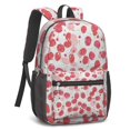 thumbnail image 4 of 17 Inch Lightweight Backpack,PVC Waterproof Oxford Fabric, Ergonomically Designed, with Large Capacity, Floral Flowers Print, 4 of 4