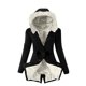 thumbnail image 2 of Abrigo con forro para damas Chaqueta larga gruesa y cálida de invierno para mujer Abrigo con capucha Fridja BV0+5635, 2 of 4