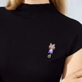 thumbnail image 2 of Delicado broche con forma de gato y diamantes de imitación para mujeres y niñas, chapado en oro, 2 of 3