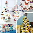 thumbnail image 5 of Efavormart 18" 5-Tier Scallop Edge 27-Cupcake Holder Stand, Dessert Display Tower, 5 of 10