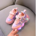 thumbnail image 1 of Disney nuevos zapatos luminosos de dibujos animados de Frozen para niños, zapatillas de marca, calzado para niñas y niños, zapatos LED intermitentes, zapatos informales para bebés Gao Jinjia LED, 1 of 2