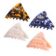 thumbnail image 1 of Pince à Cheveux Décorative 4 Pcs Pince à Cheveux Triangulaire en Acétate, 1 of 10