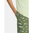thumbnail image 3 of Fox + Badger Men's Short Sleeve Top and Pajama Pants Sleep Set, 2-Piece, Sizes S-XXL, 3 of 4