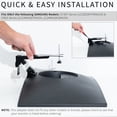 thumbnail image 5 of VIVO Quick Attach VESA Mount Adapter for Samsung CF397 and CRG5 Monitor Series, 5 of 8