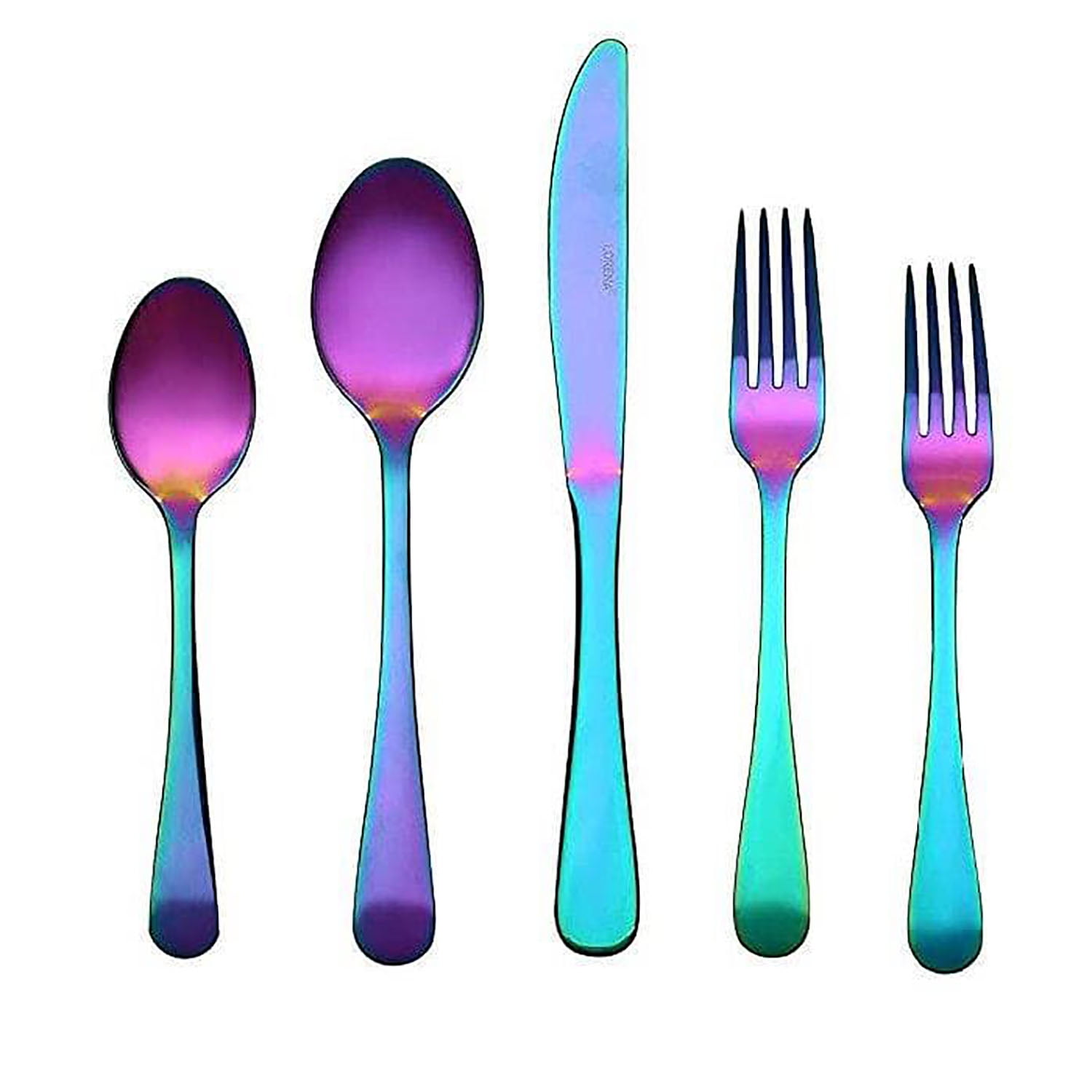 Lorena 20 Piece Silverware Flatware Cutlery Set, Stainless Steel