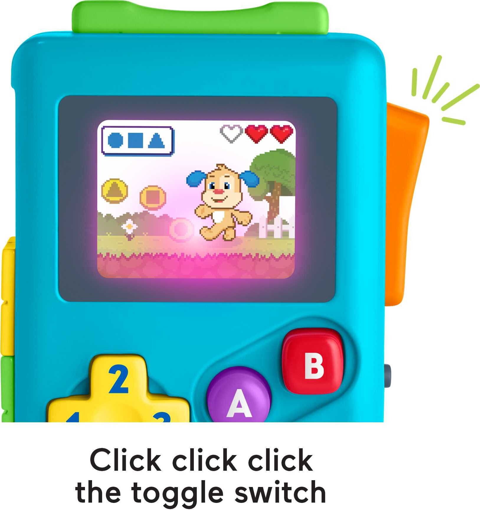 Fisher-Price Laugh & Learn Lil’ Gamer Pretend Video Game Learning Toy for Infants & Toddlers