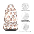 thumbnail image 4 of Wukai Farm Cow Animal Full Set Car Seat Covers with Soft Padding Universal Auto Front Seats Protector and Cushion Mat, 4 of 5