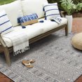 thumbnail image 2 of Loomaknoti Melbourne Draya 5' x 7' Striped Indoor/Outdoor Area Rug , Blue, 2 of 8
