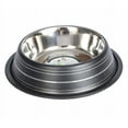 thumbnail image 2 of Iconic Pet Color Splash Stripe Non-Skid Pet Bowl, 8 Oz, Black, 2 of 9