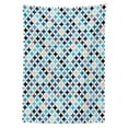 thumbnail image 3 of Ambesonne Geometric Tablecloth Rectangular Table Cover, Modern Blue Circles, 52"x70", Multicolor, 3 of 4