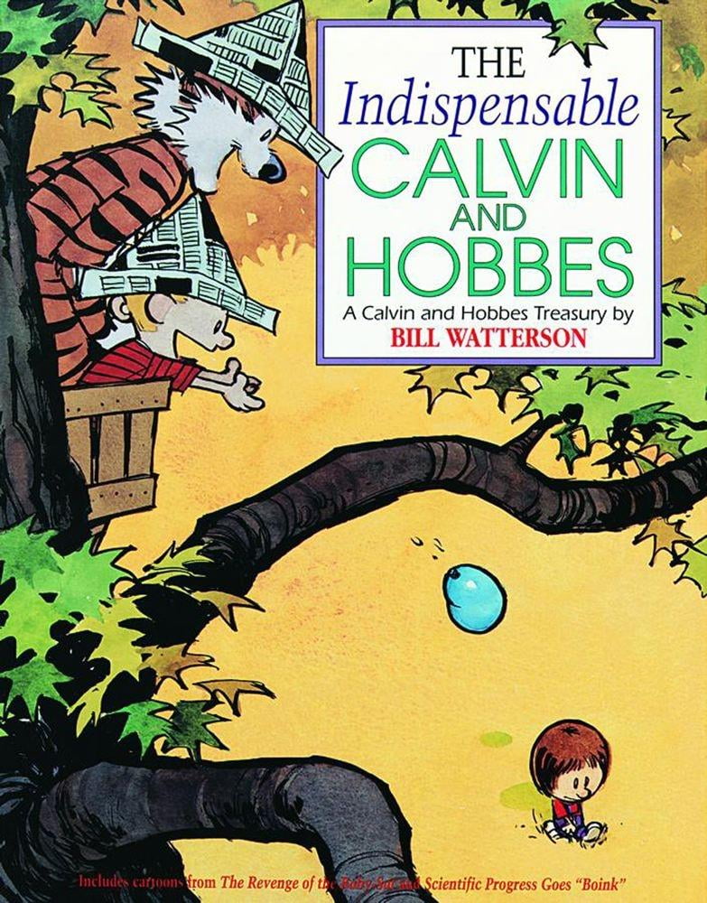 The Indispensable Calvin and Hobbes: A Calvin and Hobbes Treasury is a collection of popular comic strips from the renowned Calvin and Hobbes series by Bill Watterson. This treasury includes some of the best and most hilarious moments from the iconic comic strip, highlighting the bizarre and imaginative world of Calvin's imagination and his loyal stuffed tiger companion, Hobbes.