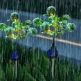 thumbnail image 4 of TopLLC Solar Lights Outdoor Solar Garden Lights Outdoor 2 Pack Solar Outdoor Lights Decorative With Colorful LED Lights Upgraded Solar Garden Decor For Yard Solar garden light, 4 of 8