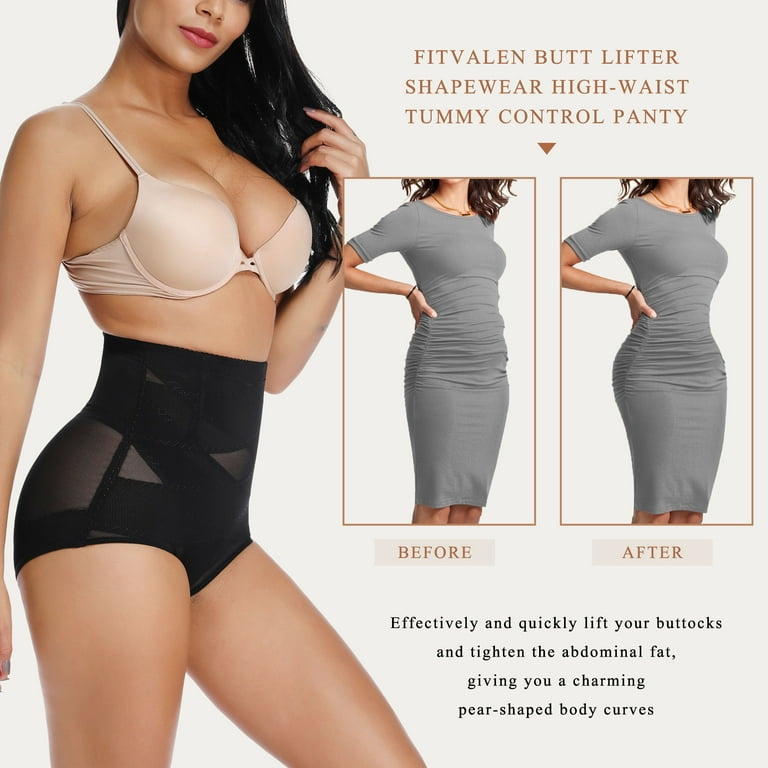 Shapewear for Women Tummy Control Underwear Body Shaper for Women Under  Dress, High Waist Cincher Butt Lifting Panties Panty Stomach Shape Wear  Tummy and Back Fat, Plus Size High Compression Girdles at
