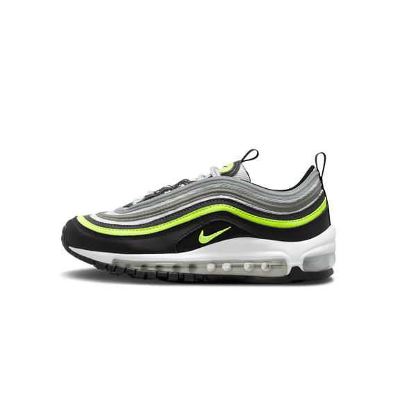 NIKE GRADE SCHOOL Grade School Nike AIR MAX 97 "BLACK NEON" 921522-030 921522-030 from Stadium Goods