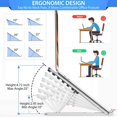 thumbnail image 3 of Support pour Ordinateur Portable Réglable Support Pliable pour Ordinateur Portable Support pour Chromebook Compatible avec MacBook Air Pro 1115.6 Pouces, HP, Dell, ASUS, 3 of 7