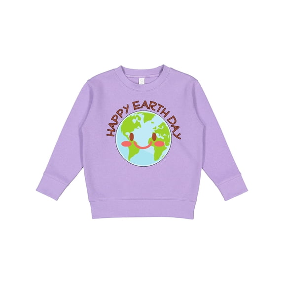 Inktastic Happy Earth Day Toddler Sweatshirt