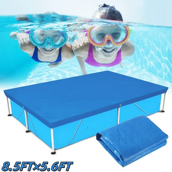 Rectangular Pool Cover for 8.5FT×5.6FT. Pools - Great Summer Pool Cover