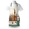 thumbnail image 3 of London Apron Attractive Travel Scenery Famous City England Big Ben Telephone Booth Westminster, Unisex Kitchen Bib Apron with Adjustable Neck for Cooking Baking Gardening, Multicolor, by Ambesonne, 3 of 3