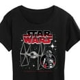 thumbnail image 3 of Star Wars - Tie Fighter And Pilot - Women's Short Sleeve Classic Fit Tee, 3 of 5
