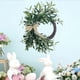 thumbnail image 2 of Decoración de la puerta principal con corona de olivo artificial – corona de pared con vegetación para decorar el salón, guirnalda de boda, decoración para fiestas navideñas, círculo de hojas falsas, 2 of 9