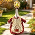thumbnail image 4 of Lzobxe Porch Goose Clothes Farmhouse Style Goose Statue Dresses Costume, 23" High Goose Garment for Lawn Yard Garden Front Door Decorations, 4 of 6