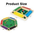 thumbnail image 3 of Montessori Number Knockdown Game, Shut the Box-Wooden Dice Board Game, 2-8 Player Shut the Box Wooden Dice Board Games, Classic Tabletop Version Family Games for Classroom, Home, Party (6PlayerA), 3 of 8