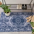 thumbnail image 2 of Softlife Oriental Traditional Area Rug for Living Room Durable Washable Persian Carpet Non Slip Boho Rugs for Bedroom, 2'x3', Blue, 2 of 7