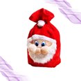thumbnail image 4 of Christmas Gift Bag Santa Claus Gift Pounch Christmas Candy Cloth Bags Drawstring Gift Pouch, 4 of 5