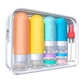thumbnail image 2 of 16 Pack Travel Bottles Set Leak Proof Silicone Squeezable Containers for Toiletries Conditioner Shampoo Lotion & Body Wash, 2 of 8