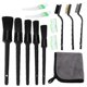 thumbnail image 1 of Car Cleaning Detailing Brush Set Different Sizes Double Head Design with Thick Drying Towel, 1 of 5