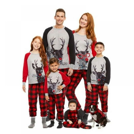 

Christmas decorations!Christmas Family Printed Home Pajamas 2 Sets